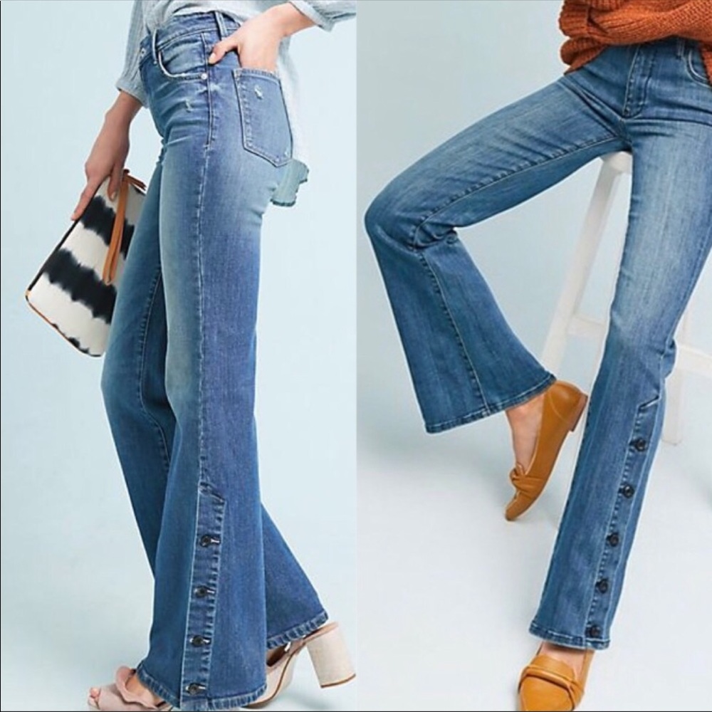 Anthropologie Pilcro hi-rise bootcut jeans